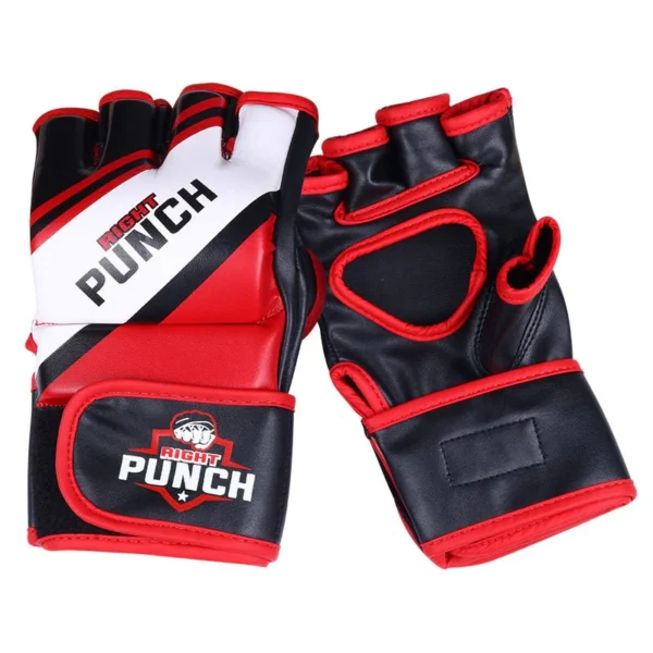 RightPunch Red MMA Grappling Gloves - Image 3