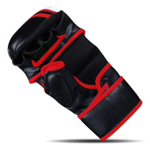 RightPunch Red MMA Shooter Gloves - Image 6