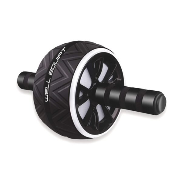 RightPunch Ab Roller Wheel for Home Workouts White