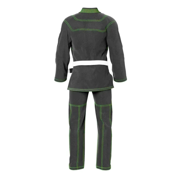 RightPunch Gray BJJ Uniform With Free Belt - Image 5