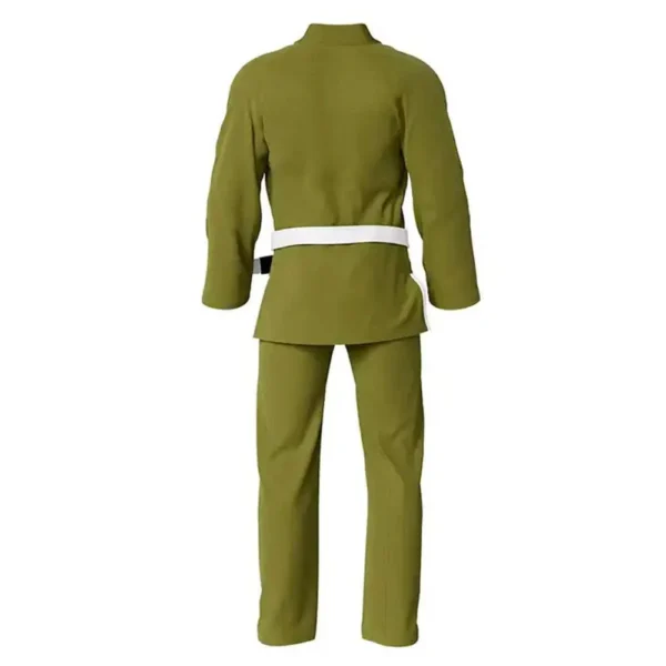 RightPunch Olive Green BJJ Uniform With Free Belt - Image 7