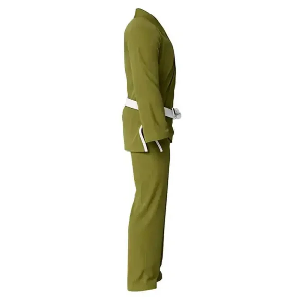 RightPunch Olive Green BJJ Uniform With Free Belt - Image 6