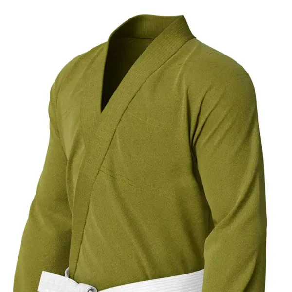RightPunch Olive Green BJJ Uniform With Free Belt - Image 5