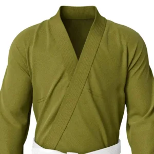 RightPunch Olive Green BJJ Uniform With Free Belt