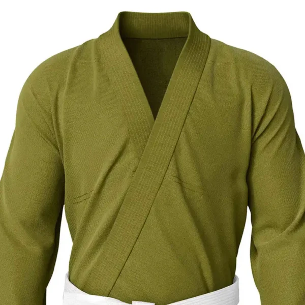 RightPunch Olive Green BJJ Uniform With Free Belt