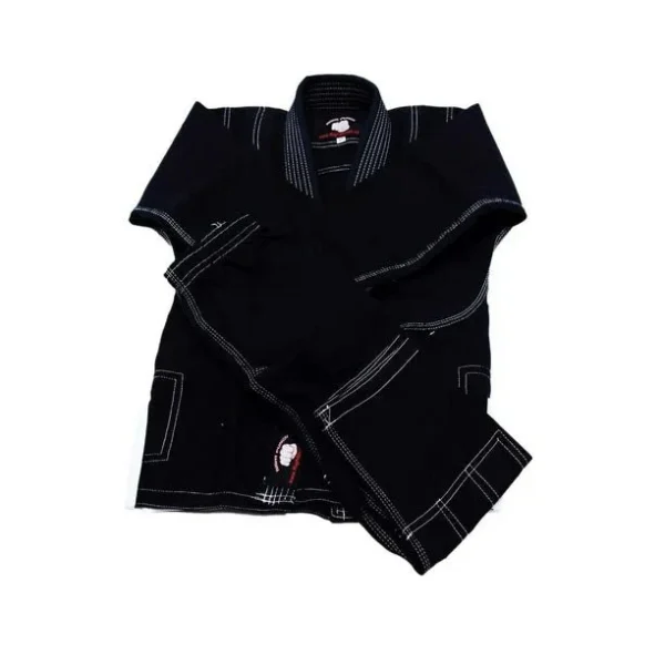 RightPunch Black BJJ Uniform With Free Belt - Image 3