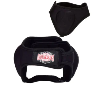 RightPunch Black Karate and Taekwondo Ear Guards