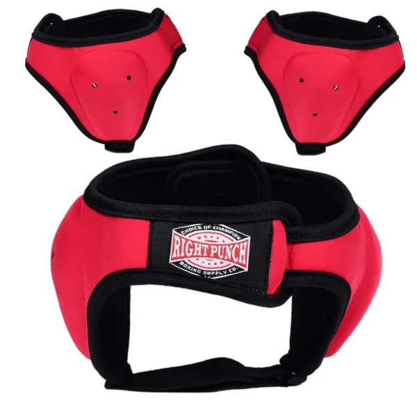 RightPunch Red Karate and Taekwondo Ear Guards