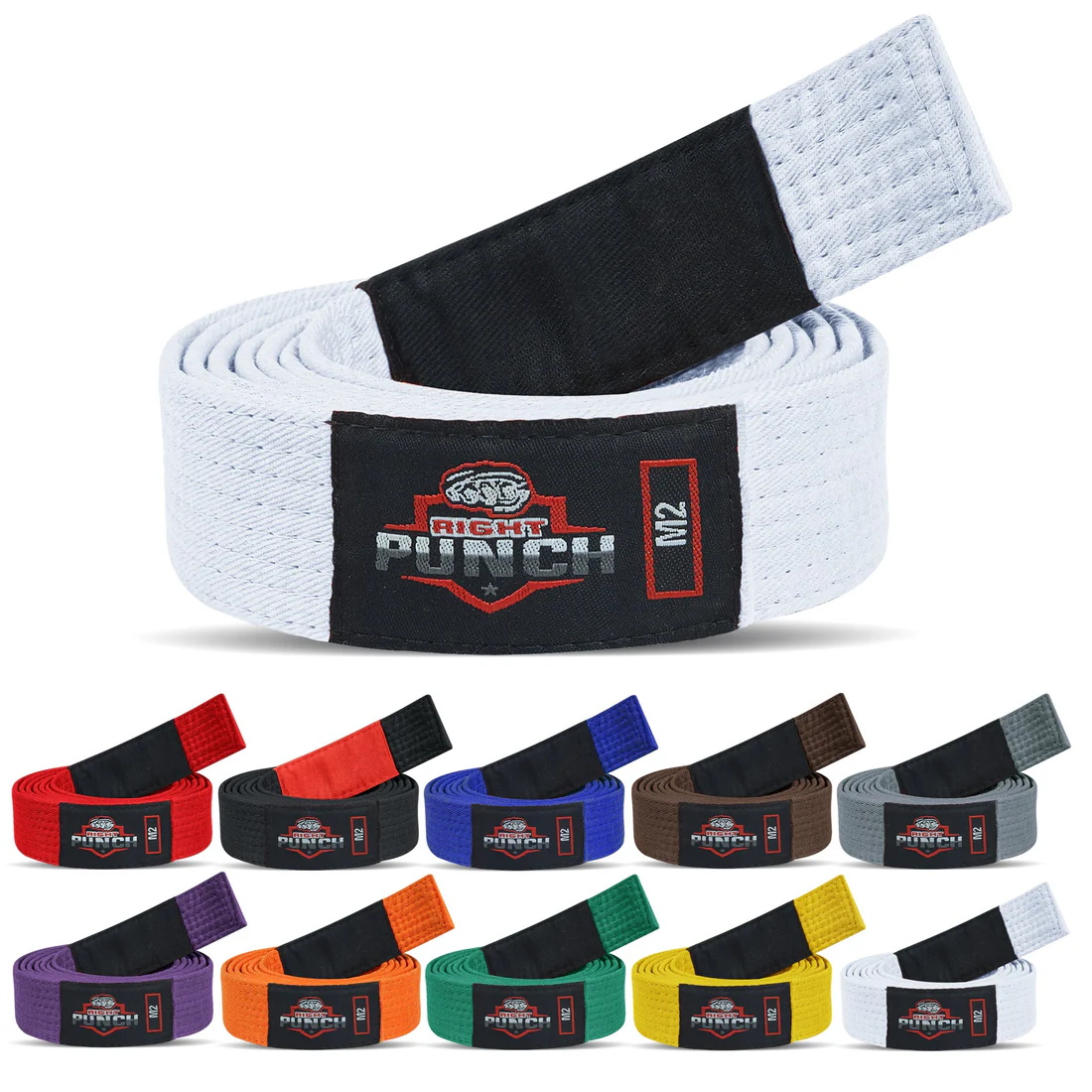 RightPunch Brazilian Jiu Jitsu Belts for Kids 1 RightPunch Brazilian Jiu Jitsu Belts for Kids