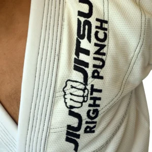 RightPunch White Bjj Gi for Kids With Free Belt