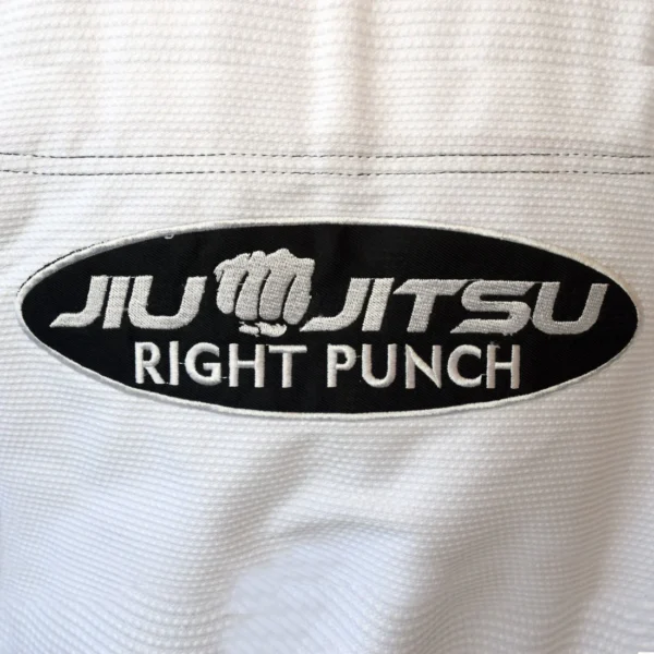 RightPunch White Bjj Gi for Kids With Free Belt - Image 5